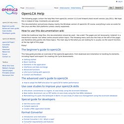 OpenLCA Help - Documentation