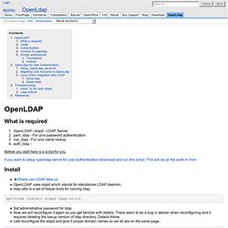 OpenLdap - MyWiki