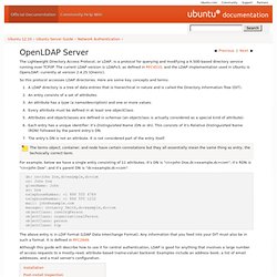 OpenLDAP Server