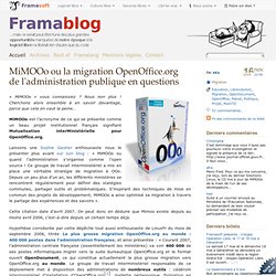 MiMOOo ou la migration OpenOffice.org de l'administration publiq