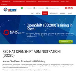 OpenShift (DO280)Training in Kochi