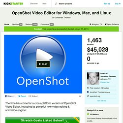 OpenShot Video Editor for Windows, Mac, and Linux by Jonathan Thomas