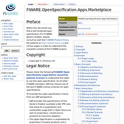 FIWARE.OpenSpecification.Apps.Marketplace - FI-WARE Forge Wiki