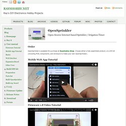 OpenSprinkler — Open-Source Internet-based Sprinkler / Irrigation Timer « Rayshobby