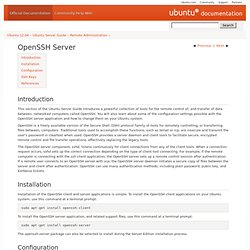 OpenSSH Server