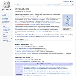 OpenWetWare