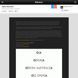 Opera Australia on Behance