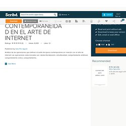 2.1.2 Simultaneidad for OPERACIONES DE LA CONTEMPORANEIDAD EN EL ARTE DE INTERNET