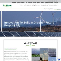 ReNew Power Operates in Solar, Wind and Rooftop Energy Solutions