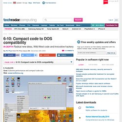 10 operating systems you've never heard of: 6-10: Compact code to DOS compatibility