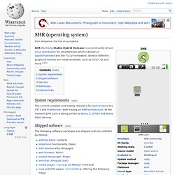 SHR (operating system)