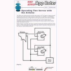 Operating Two Servos with the Arduino