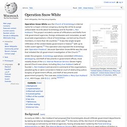 Operation Snow White