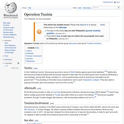 Operation Tunisia
