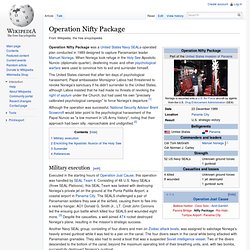 Operation Nifty Package