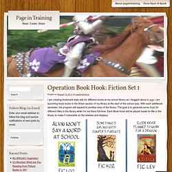 Operation Book Hook: Fiction Set 1 « Page in Training