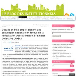 Opcalia et Pôle emploi signent une convention nationale en faveur de la Préparation Opérationnelle à l’Emploi Collective (POEC)