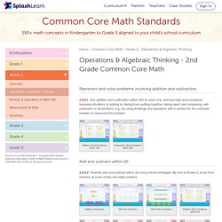 Operations & Algebraic Thinking - Second Grade Common Core Math