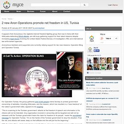 2 new Anon Operations promote net freedom in US, Tunisia