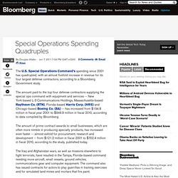 Special Operations Spending Quadruples