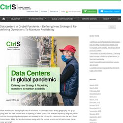 Data Center Operations Strategy & Services During Global Pandemic – CtrlS