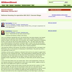 National Housing Co-operative Bill...: 28 Jun 2017: Seanad debates (KildareStreet.com)