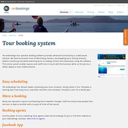 Online tour operator booking and reservation system