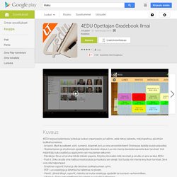 4EDU Opettajan Gradebook Ilmai – Android-sovellukset Google Playssa