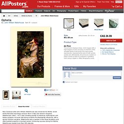 Ophelia Art by John William Waterhouse at AllPosters