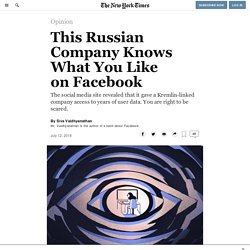 This Russian Company Knows What You Like on Facebook