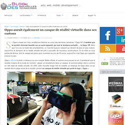 Oppo semble préparer le Oppo VR