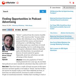 Finding Opportunities in Podcast Advertising