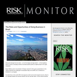The Risks and Opportunities of Doing Business in Brazil