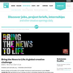 Bring the News to Life: A global creative challenge