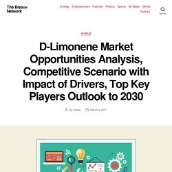 D-Limonene Market Opportunities Analysis, Competitive Scenario with Impact of Drivers, Top Key Players Outlook to 2030 – The Bisouv Network