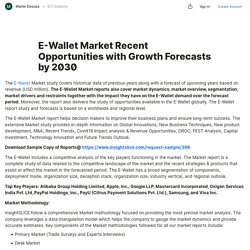 E-Wallet Market Recent Opportunities with Growth Forecasts by 2030 — Teletype