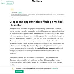 Scopes and opportunities of being a medical illustrator