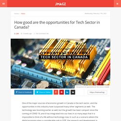 How good are the opportunities for Tech Sector in Canada?