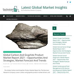 Global Carbon And Graphite Product Market Report 2021 - Opportunities And Strategies, Market Forecast And Trends - Latest Global Market Insights