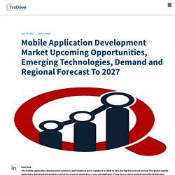 Mobile Application Development Market Upcoming Opportunities, Emerging Technologies, Demand and Regional Forecast To 2027