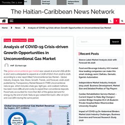 Analysis of COVID-19 Crisis-driven Growth Opportunities in Unconventional Gas Market – The Haitian-Caribbean News Network