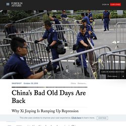 Why Oppression Is Rising in Xinjiang and Hong Kong