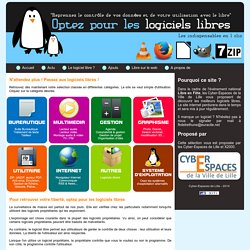 Optez pour les logiciels libres