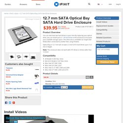 12.7 mm SATA Optical Bay SATA Hard Drive Enclosure