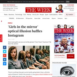 'Girls in the mirror' optical illusion baffles Instagram