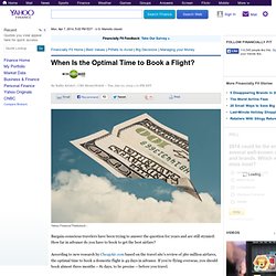 When Is the Optimal Time to Book a Flight?