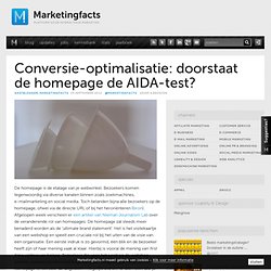 Conversie-optimalisatie: doorstaat de homepage de AIDA-test?