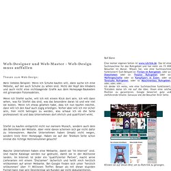 Web-Design - wie macht man gute Webseiten - Web-Agentur Blenn in Essen - Ruhrgebiet