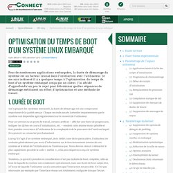 Optimisation du temps de boot d'un système Linux embarqué / OS-009 / Open Silicium