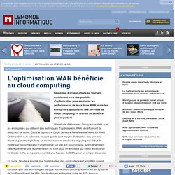 L'optimisation WAN bénéficie au cloud computing